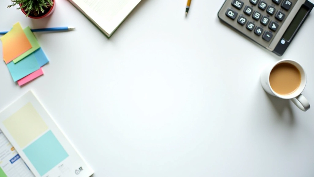 Schreibtisch mit Papieren, Diagrammen und Notizen zur Finanzplanung, ein Stift liegt bereit